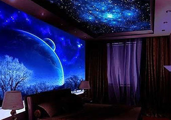 «Звездное небо» натяжные потолки